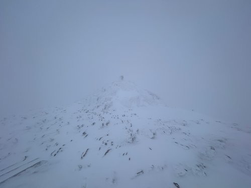 Snowy summit