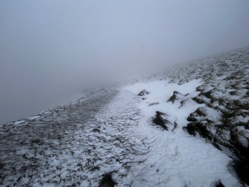 High on Allt Goch, Llanberis path