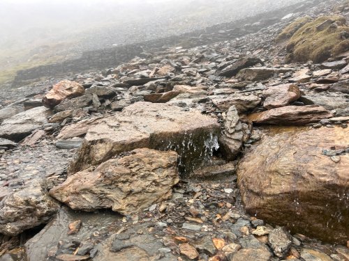 Liquid icicles may be solid by the morning