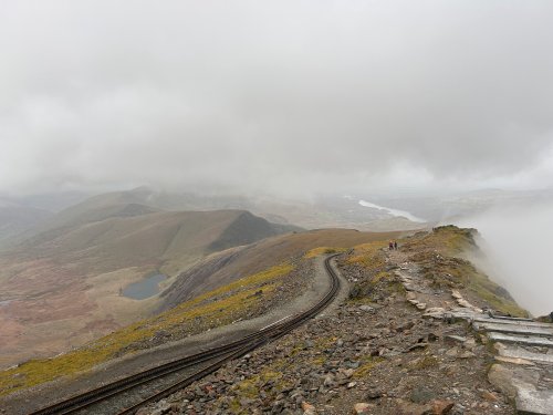 A glimpse of Moel Eilio