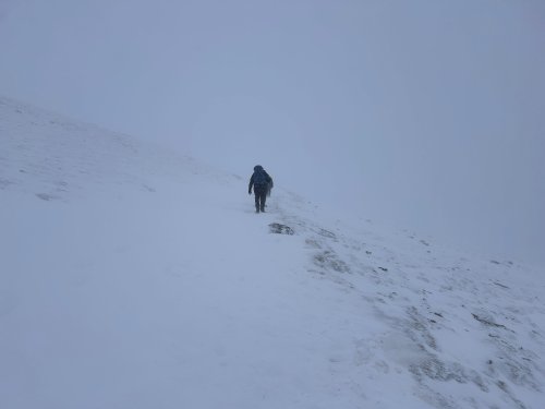 Deteriorating visibility on Llanberis path