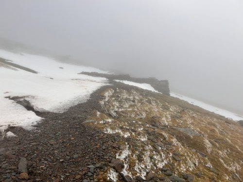 Hint of new snow at the old stables