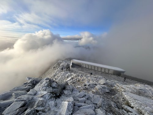 Clouds above the cafe